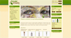 Desktop Screenshot of prirodne-produkty.sk